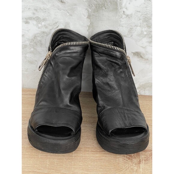 A.S.98 SANDALS NAYLOR WEDGES LEATHER SIZE 39/8.5 - Picture 3 of 12